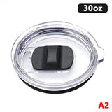 Coffee Mugs Lid Water Cup Lids For 20oz 30oz Thermos Tumbler Cover Thermo Bottle Lids Round Plastic Cup Lid
