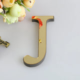 10CM 26 English Letters Wall Sticker 3D Mirror Acrylic Gold Wall Sticker Decals Self-Adhesive Home Party Decor Wall Art Mural