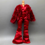 Kids Fancy 28CM 11In High School Doll Clothes Accessories DIY Clothing Trousers Yoga Set For Dolls Girls Birthday Gift