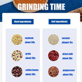 Electric Coffee Grinder Beans 500ml Grain Grinder Beans Grains Mill Household Electric Stainless Steel Grind Machine for Kitchen