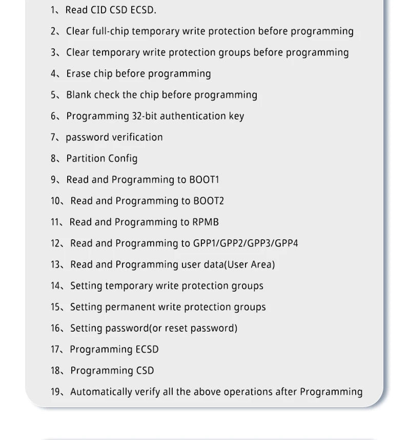 XGecu NEW T48 (TL866-3G) Programmer Support 34000+ ICs for SPI/Nor/NAND Flash/EMMC BGA/TSOP/SOP/PLCC +7 parts