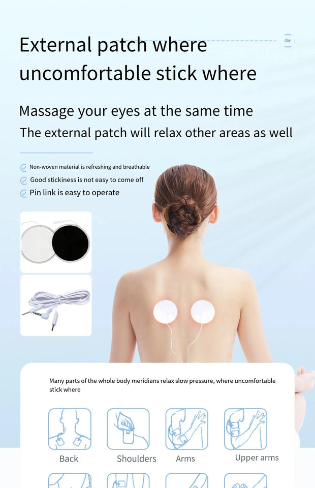 Student myopia correction, astigmatism, children's vision training device, eye protection device, and eye massage device