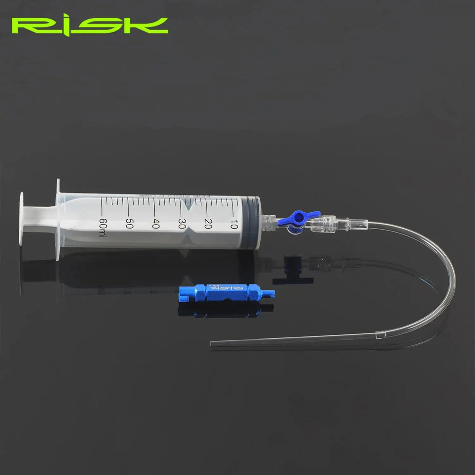 Cycling Bike Bicycle Tubeless Tyre Sealant Injector Injection and Syringe Schrader Presta Valve Core Removal Tool