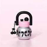 Cute Cherry Water Bottle with Straw, Portable Large Capacity Travel Mug, Ideal Coffee Cup for On-The-Go Hydration