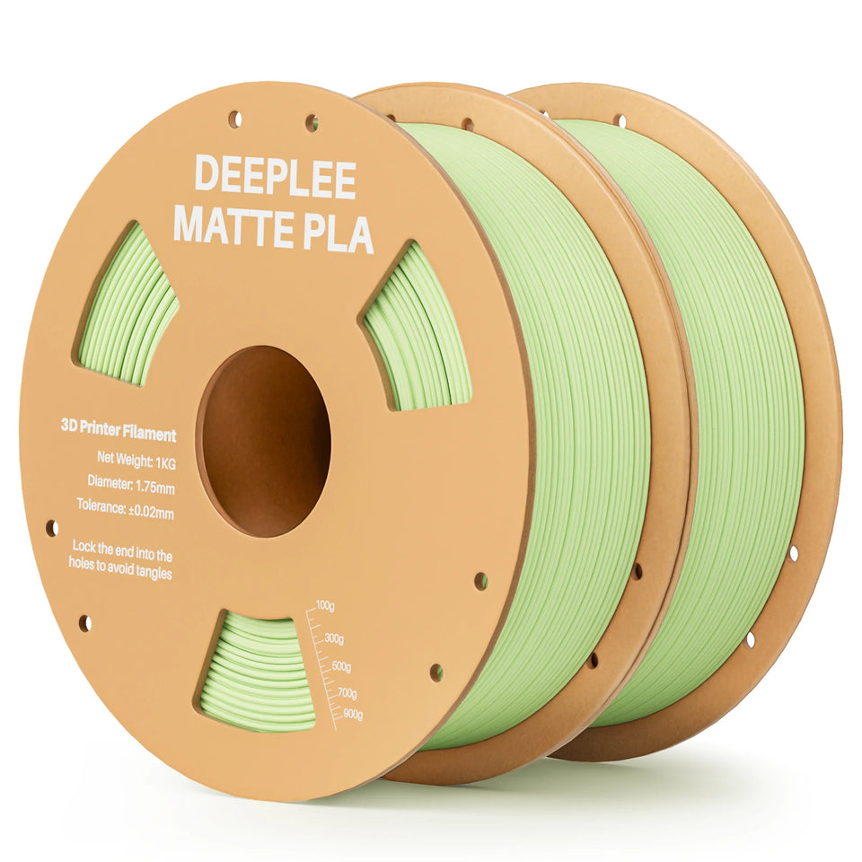 DEEPLEE Matte PLA Filament 1KG,1.75mm FDM 3D Printer Filament Dimensional Accuracy +/- 0.02mm, 1kg Carboard Spool (2.2lbs)
