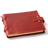 Genuine Leather Sketchbook Retro Painting Notebook Boy"s Girl Student Leather Binding Notebook Classic Handmade Notepad