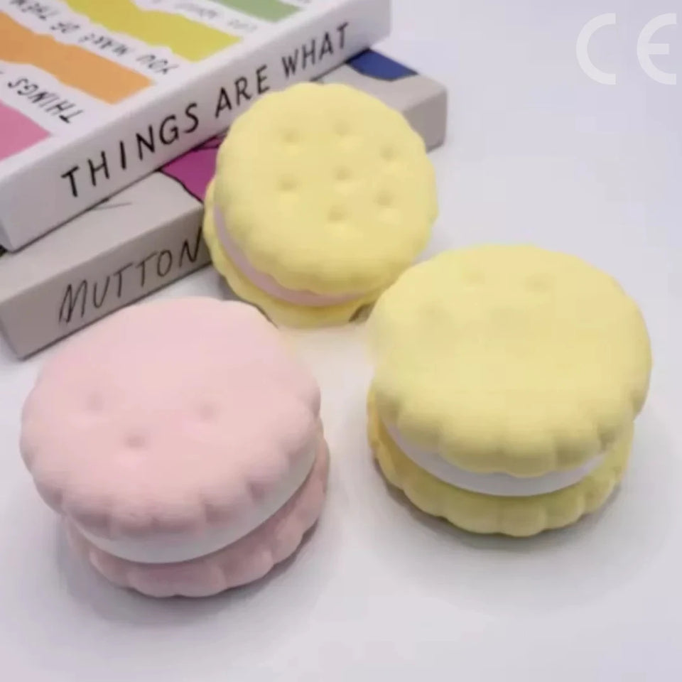 Squishy Simulated Cake Squeeze Toy Stress Relief Slow Rising Sensory Fidget for Anxiety ADHD Autism Gifts Kids Adults ASMR Fun