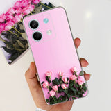 For Xiaomi Redmi Note 13 4G Case Cute Cat Butterfly Cover Soft Silicone Phone Case For Redmi Note 13 Pro Plus Note13 Full Bumper