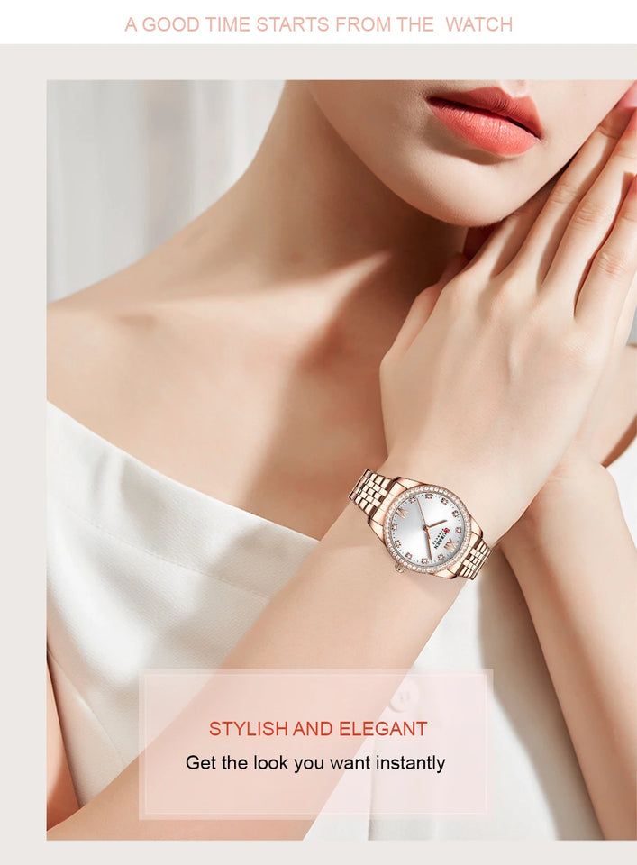 New stock! ! Women Bracelet Watches Steel belt Love Steel belt Rhinestone Quartz Wrist Watch Luxury Fashion Watch for women