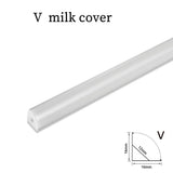 1-30pcs/Lot perfil aluminio led Corner Aluminium Profile Channel Holder for LED Strip Light Bar Cabinet Lamp Kitchen Closet