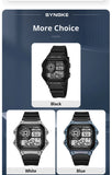 SYNOKE Digital Watches Men Sports Luminous Multifunction Waterproof Women Wristwatch Outdoor and Running Student Seven Lights