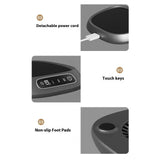 Coffee Mug Warmer with Touch Screen, Electric Ceramic Drink Cup Heater for Coffee Tea Hot Chocolate, for Office Desk, Home