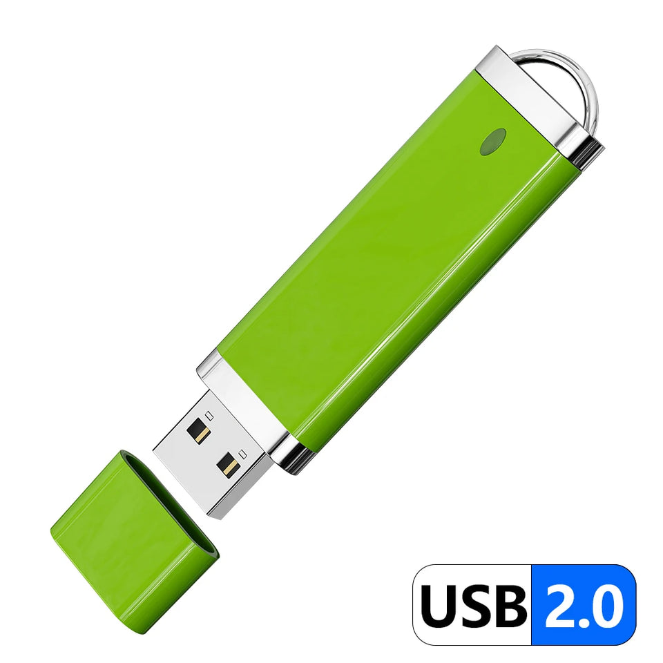 New Colorful USB Flash Drive Pen Drive 128GB 64GB 32GB Free Color Printing LOGO Memory Stick 16GB 8GB 4GB 128MB Creative Gift