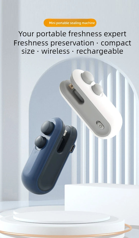 Sealing machine, small household hand press sealing device, mini portable snack moisture-proof plastic bag heat sealing machine