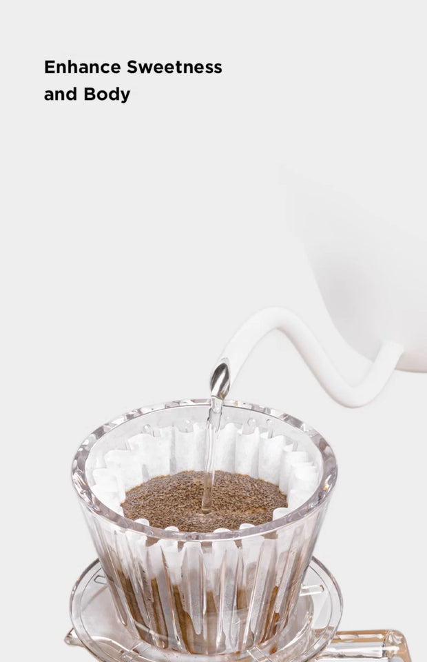 Coffee Filter Papers 50 Sheets 1-2Cups 3-4Cups Paper Filter #155  #185 Pour Over Coffee Dripper & Wave Dripper Barista Tools