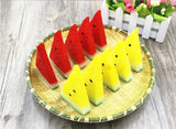 Simulated watermelon skin, fake watermelon slices, fake fruit slices, food, food model, restaurant, restaurant decoration, shoot
