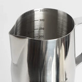 350/600ml Stainless Steel Coffee Latte Art Cylinder with Temperature Sticker Latte Art Cup Milk Frother Milk Cylinder 20oz