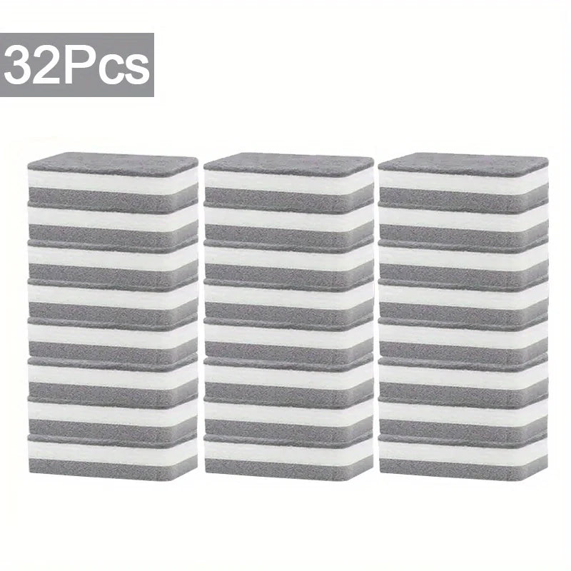 8/16/32 Double-Sided Cleaning Sponge Set - Very suitable for household cleaning、Dishwashing etc！Suitable for commercial cleaning