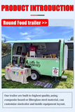 All Purpose Mobile Food Trailer for Sale Flexible Movement Design for BBQ Coffee Ice Cream Vending Complete Package