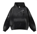 2026 Autumn Winter Men's New Pullover Hoodie Y2K Printed Retro Jacket Uniform Casual Fashion Loose Sweatshirt for Men and Women