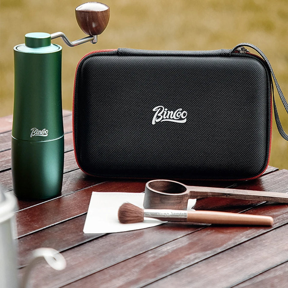 Portable Hand-shaking Bean Grinder Storage Bag Coffee Grinder Protective Case Portable Takeaway Bag Coffee Utensils Storage Bag