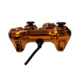 Wired Game Controller with Sleek Electroplated Finish – USB Gaming Peripheral, Compatible with Xbox 360 & PC