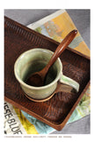 Japanese Wooden Spoon Wood Tableware Spoon Anti-Scald Tea Coffee Stirring Spoons Cooking Utensils for Kitchen Tool Soup Teaspoon
