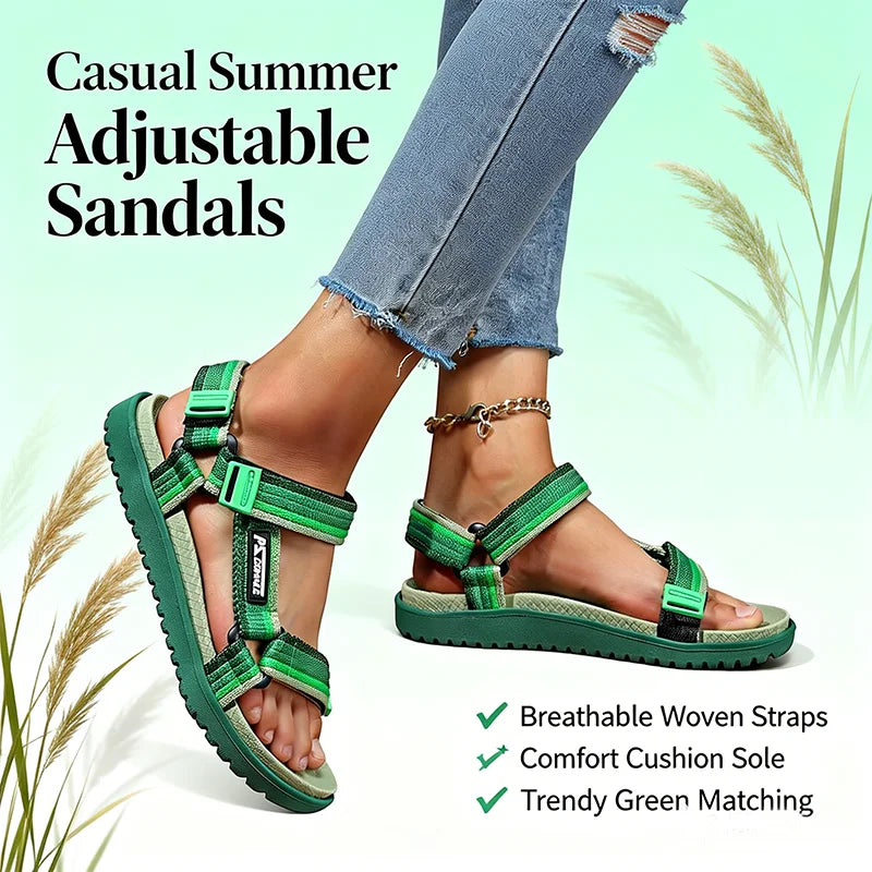 Summer women's Sandals Fashion Leisure Beach Holiday Sandals forwomen's  Lightweight Shoes New Outdoor Comfortable Casual Sandal