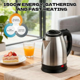 Electric Kettle 304 Stainless Steel Durable Portable Water Boiler Pot Fast Boil for Home During  Electric Water Kettle for Home