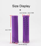 ODI CF Silicone Bicycle Grips Carbon Fiber Reinforced Handle Plugs MTB Anti-slip Lock-on Handlebar Cover Comfortable Bike Parts