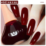 New Oily Gel Nail Polish Glitter Sparking Autumn Winter Milk Coffee Color Varnish No Bake Quick Dry Nail Art Salon Nail Polish