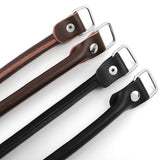 1Pair 38cm Genuine Leather Bag Straps Belts DIY Replacement Handbag Purse Handle Bag Accessories Coffee Black Bags Straps Belts