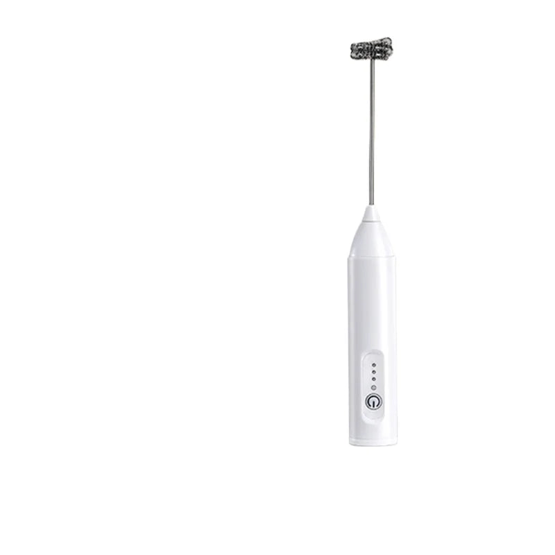 MINI Milk Frother USB Rechargeable 3 Speeds Foam Maker Coffee Whisk Mixer Electric Handle Blender Egg Beater Hot Cooking Tools