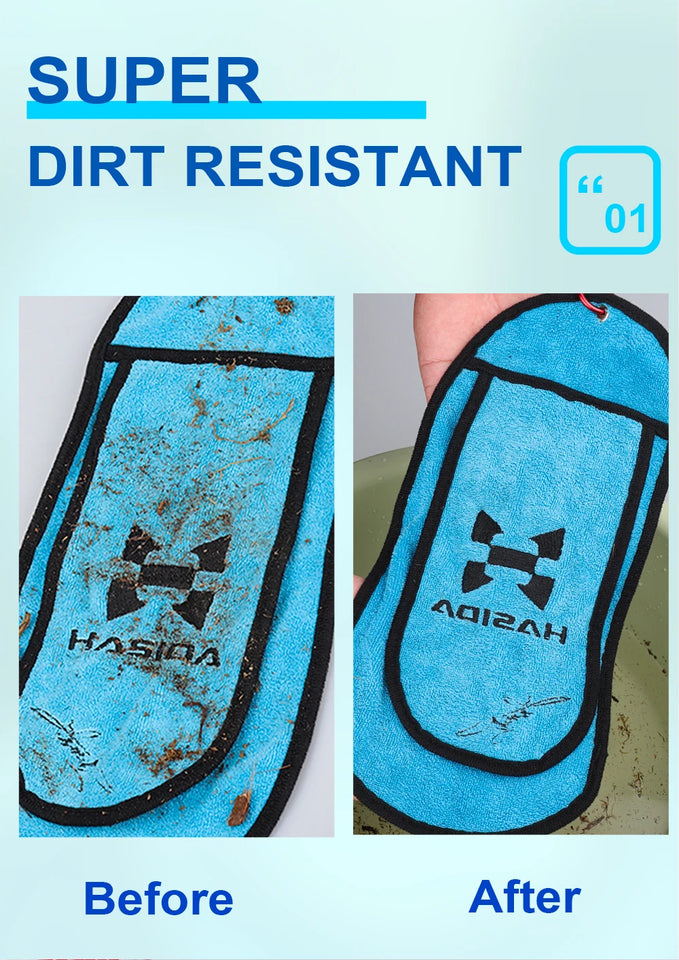 HISTAR 1pc 3 Color Choice Double Layers Thicken Anti-Slippery High Cotton Fabric Soft Fishing Face Towel