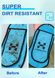 HISTAR 1pc 3 Color Choice Double Layers Thicken Anti-Slippery High Cotton Fabric Soft Fishing Face Towel