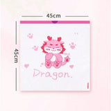 100PCS Cartoon Drawstring Trash Bags, 19.7x17.7in Thickened Unscented Liners for Kitchen, Bathroom, Office