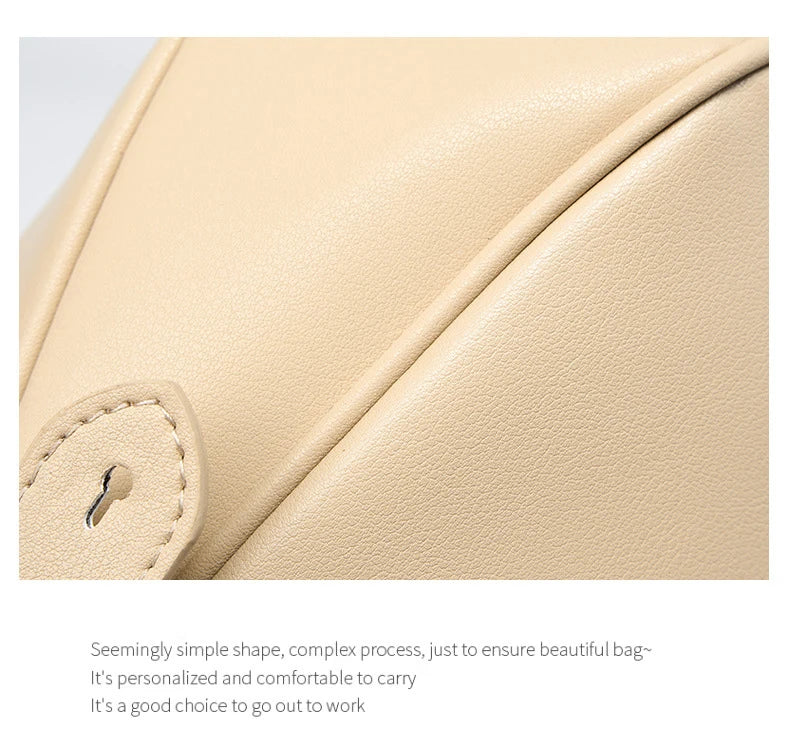 100% genuine leather women's bag designer creates luxury shoulder bag, fashionable new crossbody bag, commuting handbag