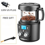 CAFEMASY 80-100g Home Coffee Roaster Electric Mini No Smoke Coffee Beans Baking Roasting Machine 110-240V Coffee Bean Roaster