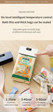 Plastic Bags Sealer Mini Sealing Machine Portable Handheld Mini Heat Bag Sealer USB Rechargeable Food Packaging Sealing Machine