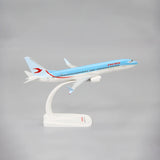 1:200 Scale B737 MAX8 neos Airlines ABS Plastic Airplane Aircraft Plane Model Toy Assembly Resin for Collection