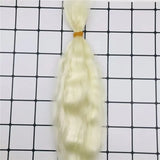 25-30cm 10gram /bag Reborn Doll mohair DIY 1/3 1/4 BJD doll wig Top Quality Reborn Doll Mohair hand rooted Doll hair Accessory