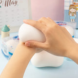 Soft White Soap Squishy Slime Toy Cube Stress Relief Decorative Home Room Square Slow Rebound Gift for Festivals