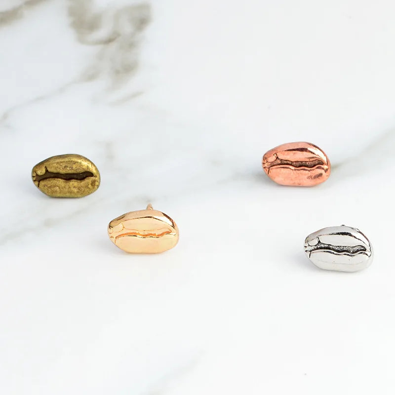 Coffee Collection Enamel Pin for Barista Vintage Rose Tea Latte Americano Brooches Coffee Machine Mini Coffee Bean Badge Jewelry