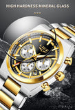 LIGE Top Luxury Man Quartz Watch Waterproof Luminous Date Chronograph Watches For Men Stainless Steel Fashion Men's Watch Reloj