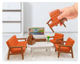 mini supermarket shopping games dollhouse furniture accessories Intellectual education toys for kid family interaction toys