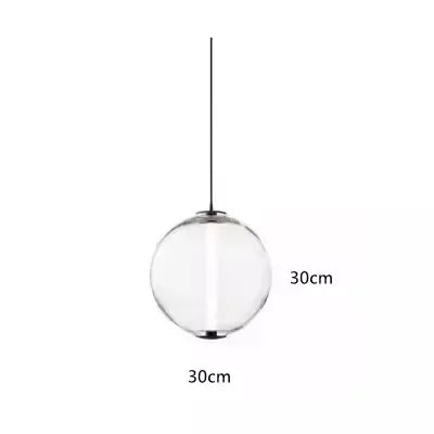 Nordic Minimalist Restaurant  LED Pendant Light  Modern Designer Glass Restaurant Small Pendant Light  Including Light Source