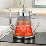 1.5L Tea Kettle 304 Stainless Steel Teapot,With Removable Infuser for Loose Flower Tea Coffee Kettle for Induction Cooker Safe