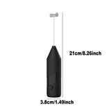ONEKA Milk Frother Handheld Foam Maker For Lattes Whisk Coffee Cappuccino Frappe Matcha Hot Chocolate Egg Beater Drink Mixer