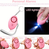Self Defense Security KeychainSafety Keychain Full Set Set with Personal Alarm Protective Keychain Accessories for Women Girls