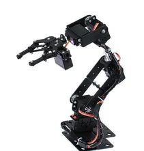 6-DOF Robotic Arm DIY Kit Multi Degree-of-Freedom Robot Servo Grasping Maker Education Construction Set (Excluding Servo)